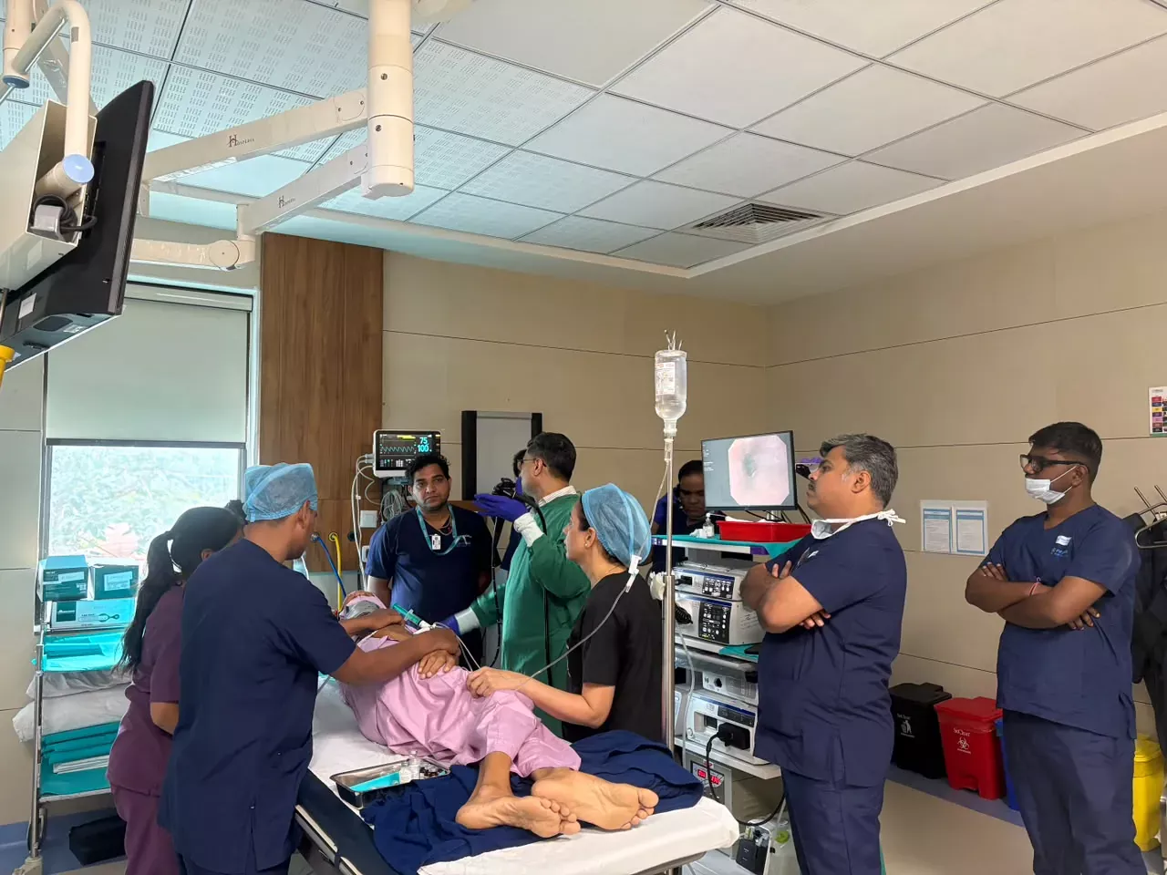 Endoscopy demonstration and supervised clinical exposure during the GI Endoscopy Workshop