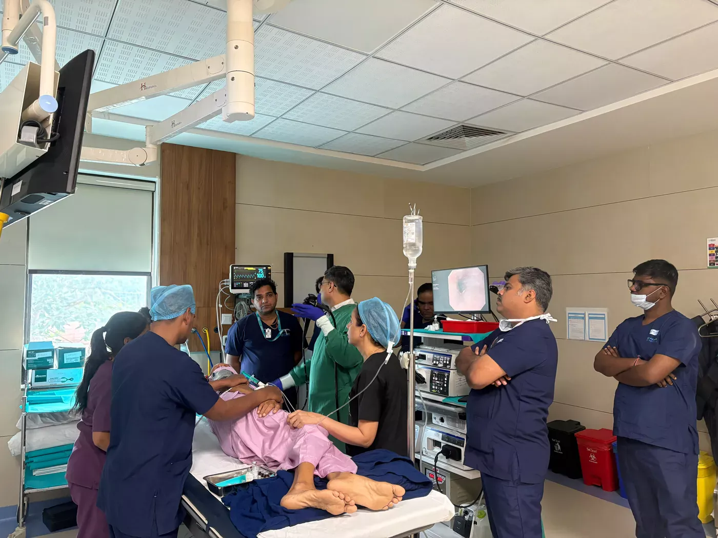 Endoscopy demonstration and supervised clinical exposure during the GI Endoscopy Workshop