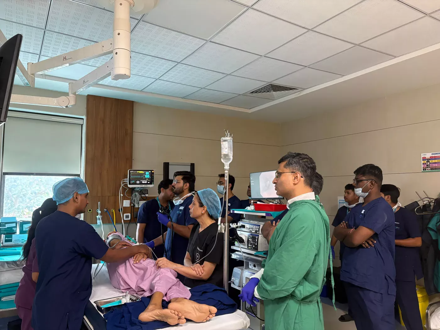 Endoscopy demonstration and supervised clinical exposure during the GI Endoscopy Workshop