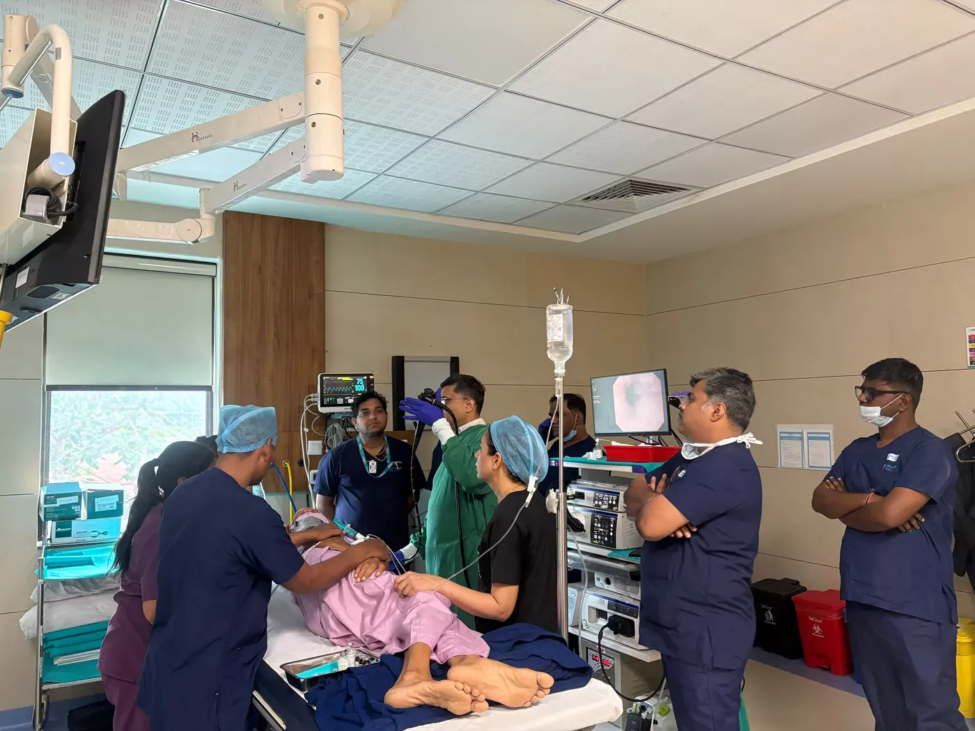 Endoscopy demonstration and supervised clinical exposure during the GI Endoscopy Workshop